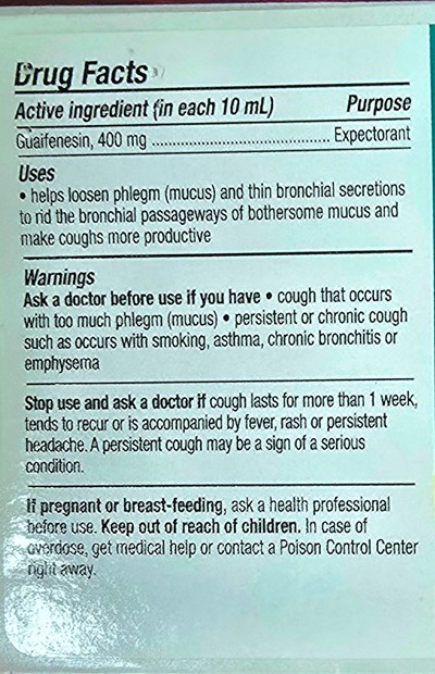 Active Ingredients (Drug Facts)